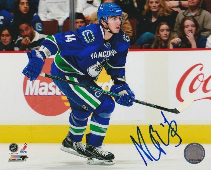 ALEXANDRE BURROWS SIGNED VANCOUVER CANUCKS 8x10 Photo Poster painting #3 ALEX Autograph