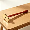 Brass Tai Chi Guasha Board for Acupressure Skin Lifting Stress Reliving