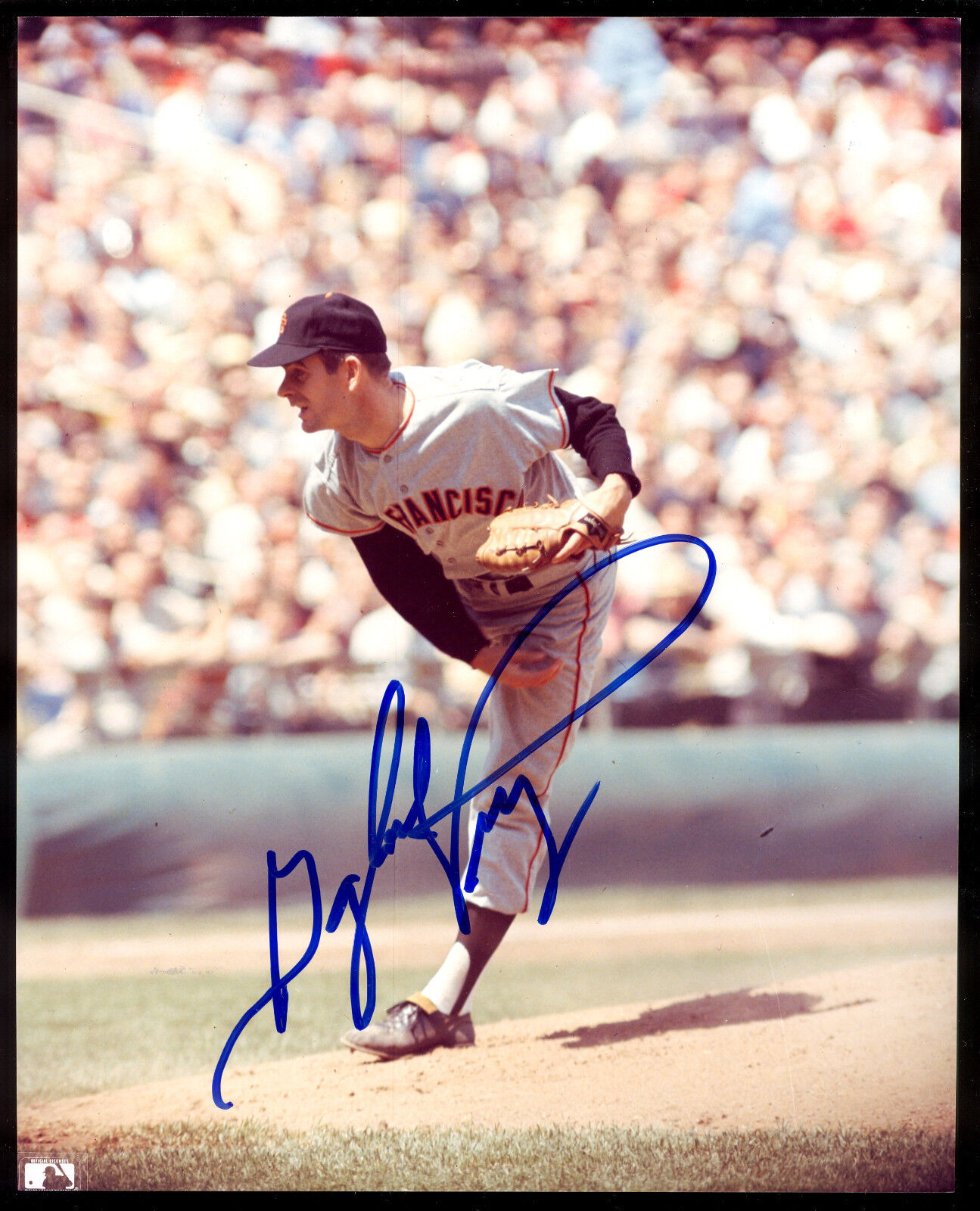 GAYLORD PERRY SIGNED AUTO AUTOGRAPH ON 8x10 Photo Poster painting SAN FRANCISCO GIANTS HOF