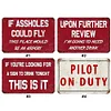 (Multi Style)Warning Sign - Metal Tin Signs(8*12Inch)
