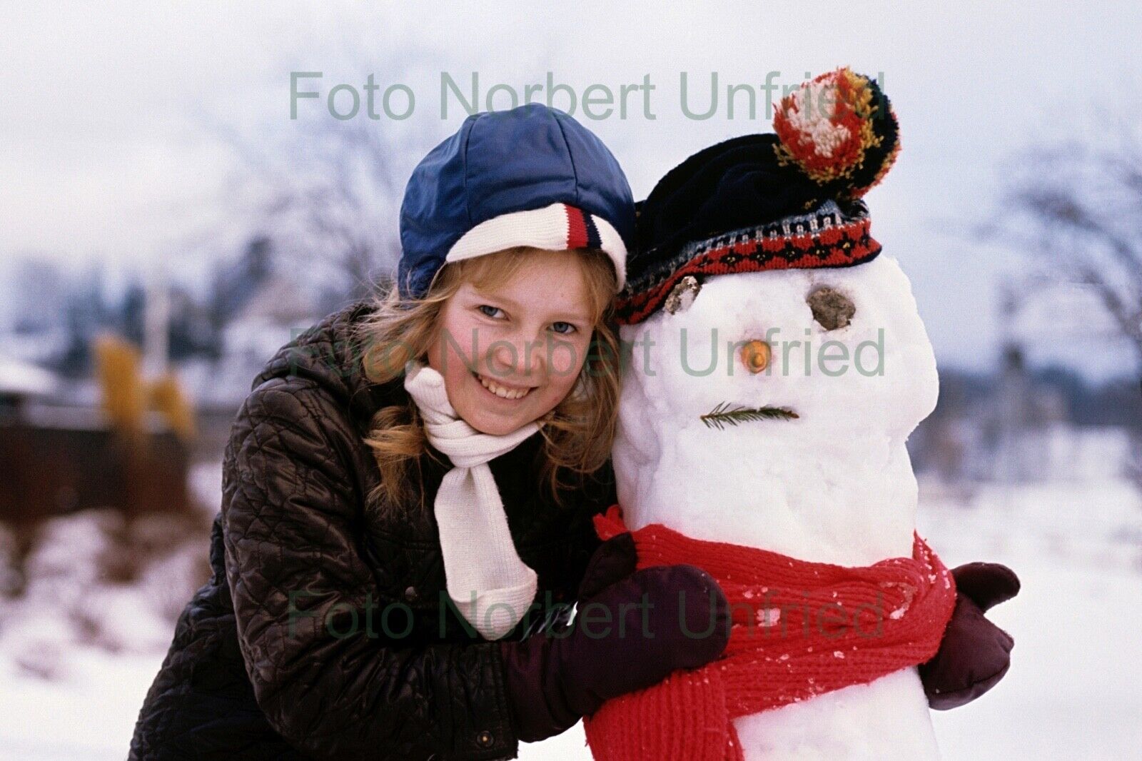 Anita Hegerland IN The Winter - Photo Poster painting 20 X 30 CM Without Autograph (Nr 2-15