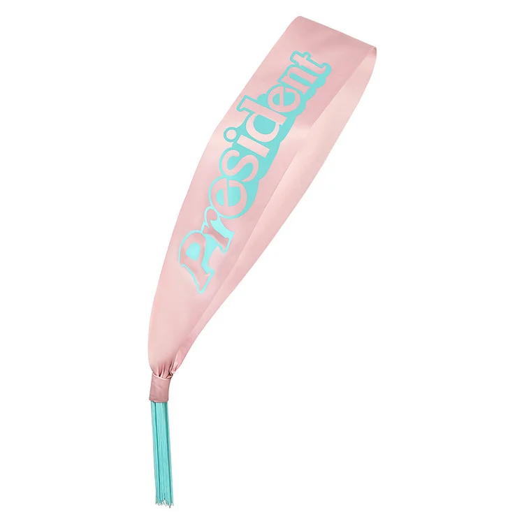 Barbie 2023 President Barbie Ribbon Accessories Cosplay Props