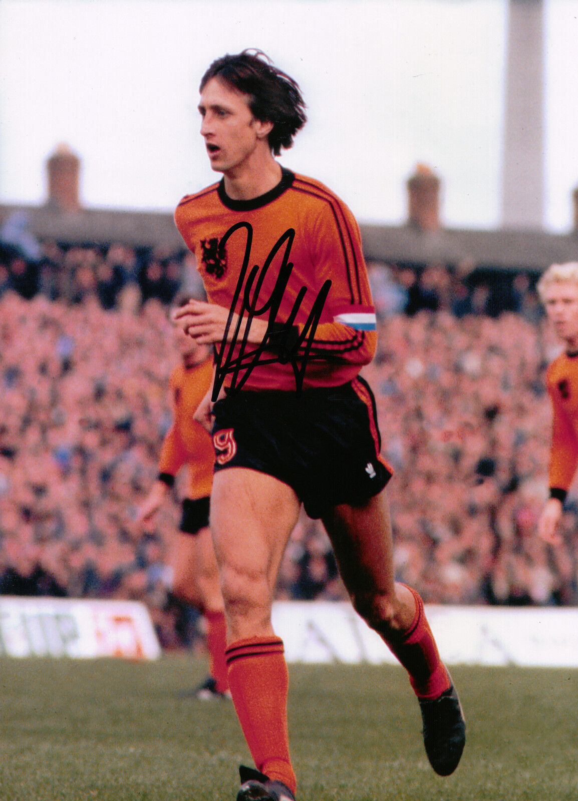 Johan Cruyff Signed 12X8 Photo Poster painting HOLLAND AFTAL COA (1669)