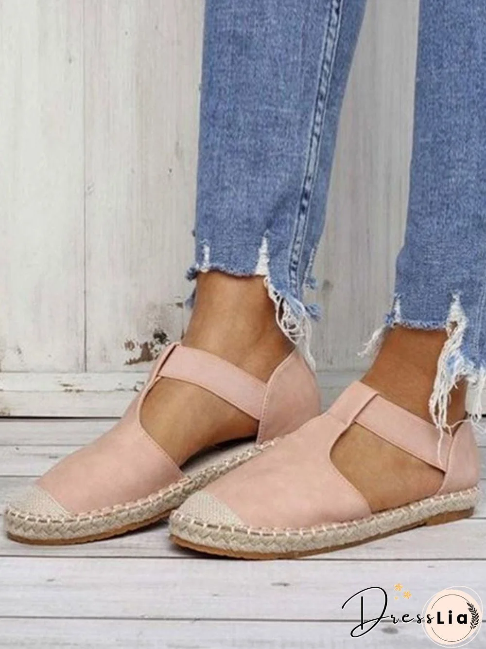 Linen Straw Fisherman's Roman Sandals