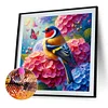 Diamond Painting-DIY Full Round Drill Bird(40*40 CM)