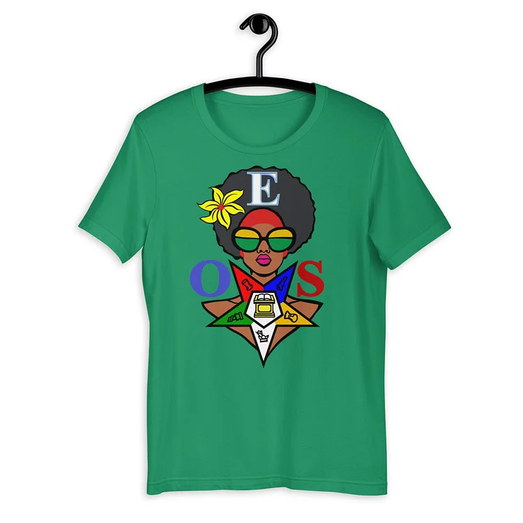 Order of Eastern Star OES Afro Short-Sleeve Unisex T-Shirt