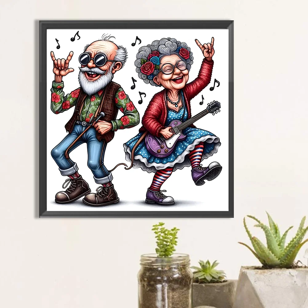 Diamond Painting - Full Round Drill - Grandma(Canvas|40*40cm)