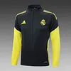 2025/2026 Real Madrid Dark Gray Long Zipped Jacket Football Shirt 1:1 Thai Quality