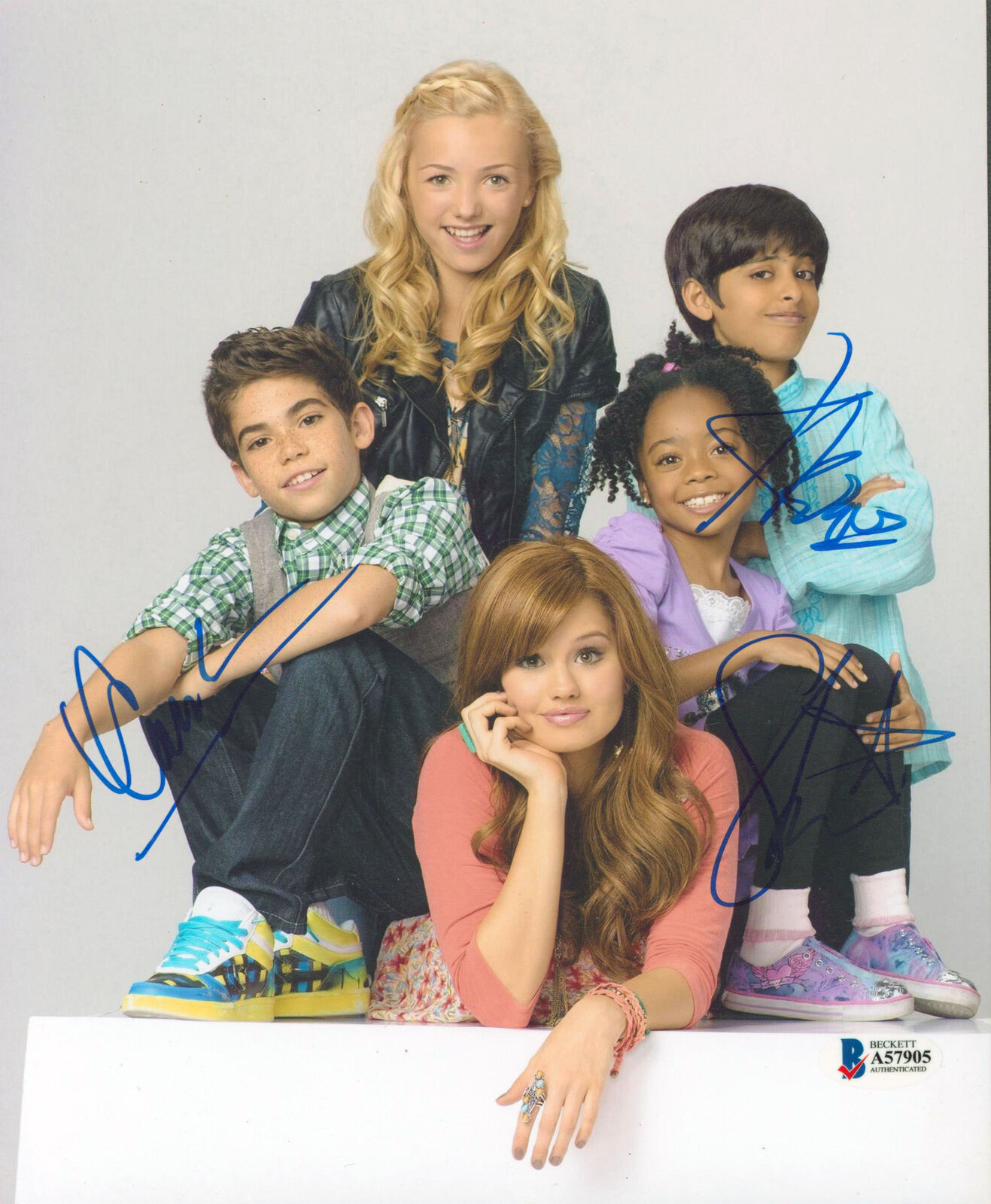 Disney's Hey Jessie (3) Boyce, Jackson & Brar Signed 8x10 Photo Poster painting BAS #A57905