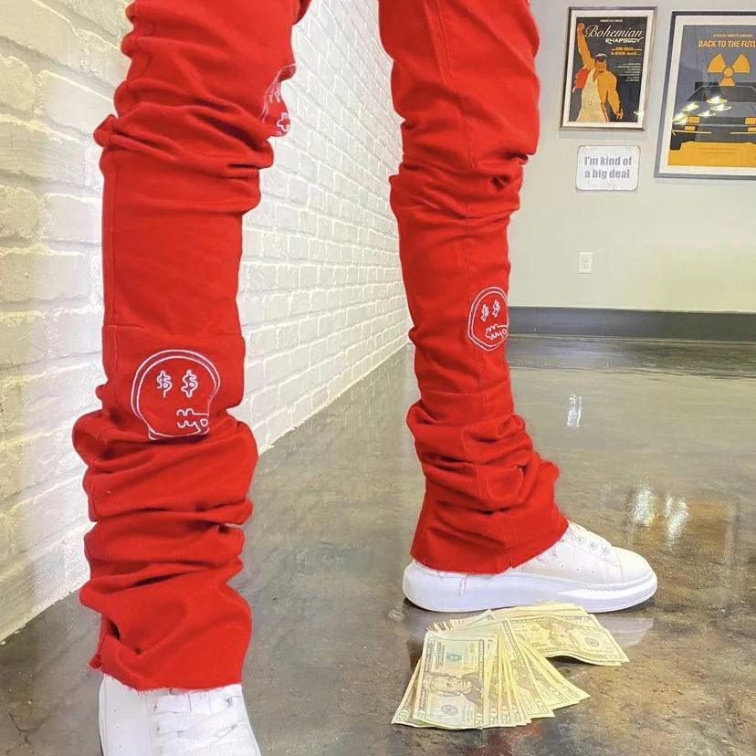 Fashion casual smiley sports trousers