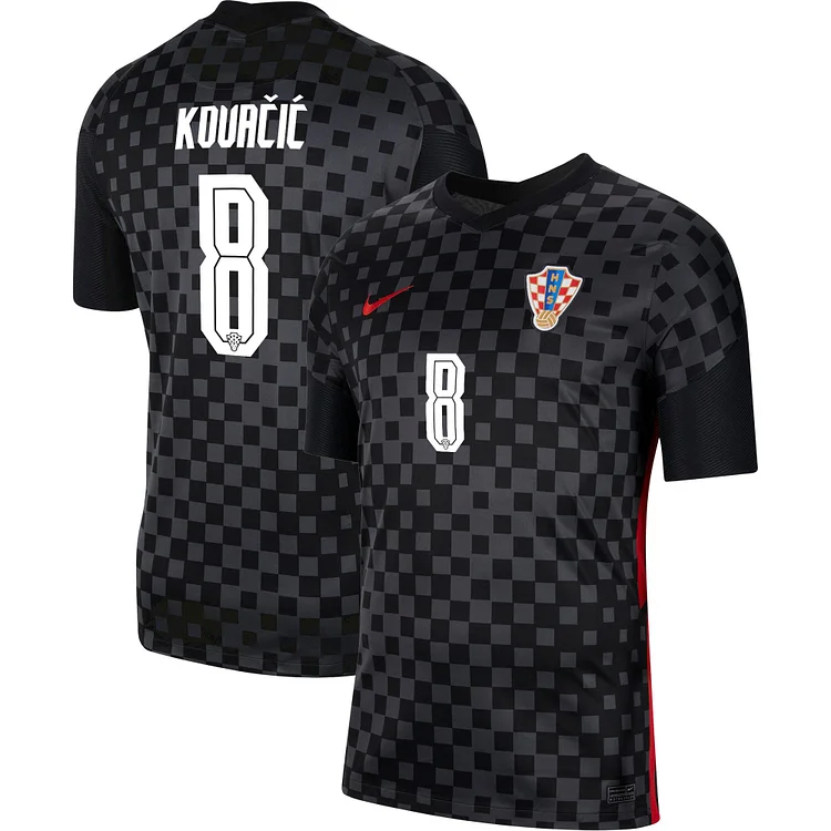 Kroatien Mateo Kovacic 8 Away Trikot EM 2021-2022