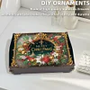 5D bricolage diamant art cristal de stockage kit de caisse en bois pour la d&eacute;coration (joyeux No&euml;l)