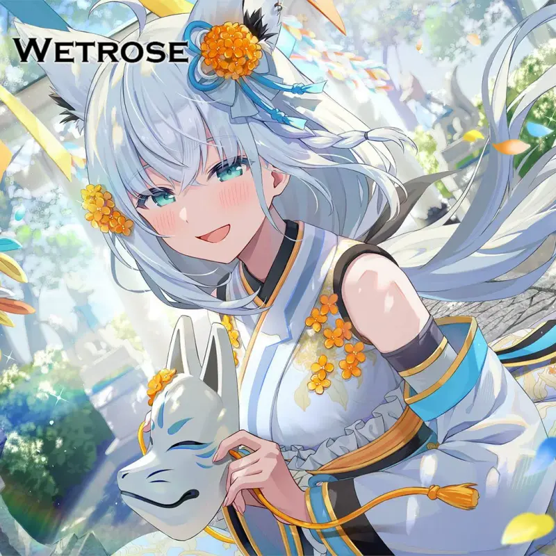 [Deposit Poll] Wetrose Hololive Dreams Vtuber Shirakami Fubuki Kimono Cosplay Costume 白上フブキホロドリ新衣装着物コスプレ