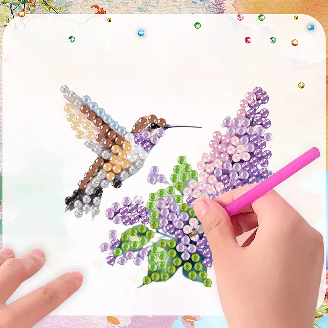 20Pcs Birds And Flowers DIY Diamond Painting Magnets Kits for Beginners Adults
