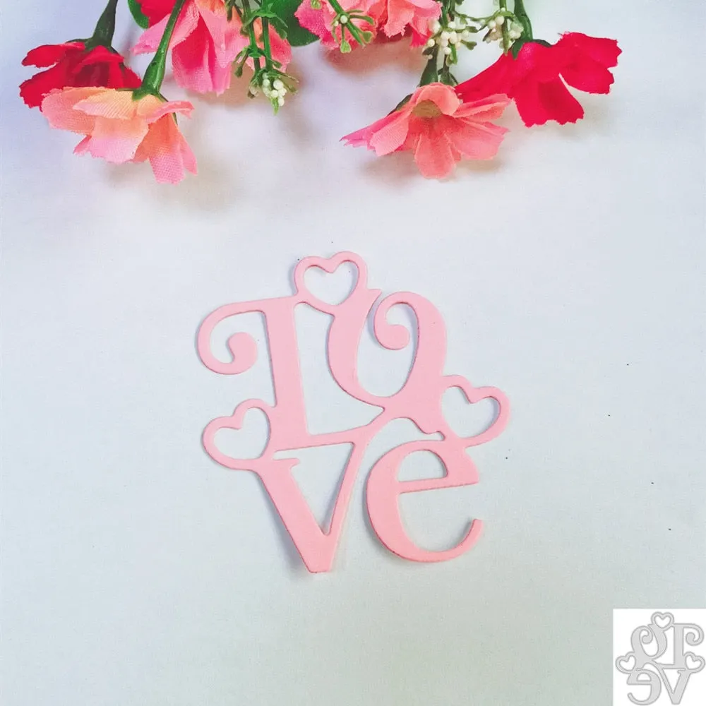 Heart Love Metal Cutting Dies Stencil Template For DIY Scrapbooking Embossing Paper Greeting Card Album Decor Mold Craft Dies
