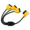OBD2 Y Splitter Cable 50cm 1 to 3 Converter Adapter Extension Cord