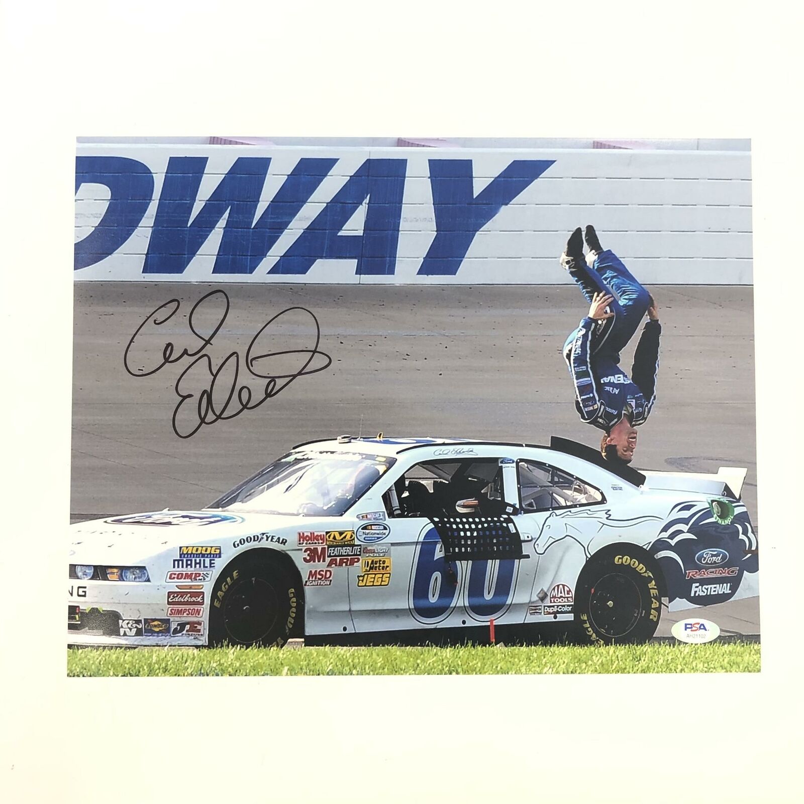 Carl Edwards signed 11x14 Photo Poster painting PSA/DNA Autographed