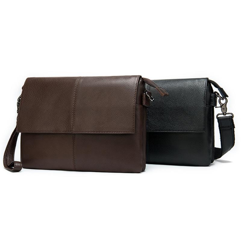 Business Multipurpose Casual Handbags Soft Leather Shoulder Bags