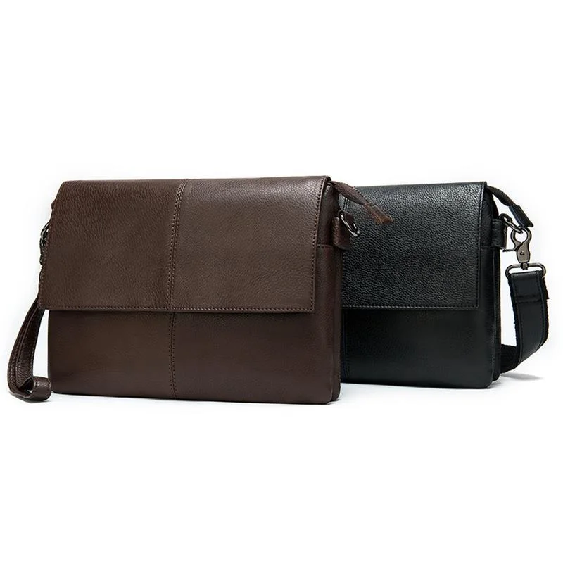 Business Multipurpose Casual Handbags Soft Leather Shoulder Bags