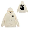Stussy 8 Ball Hooded Sweater Cardigan Zipper Hoodie