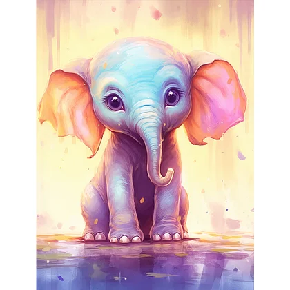 🔥LAST DAY 80% OFF-Colorful Elephant – Diamond Art Paintin®