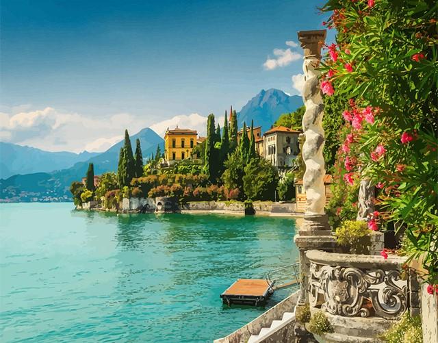 

Como Lake – Paint By Numbers - 40*50CM, 501 Original
