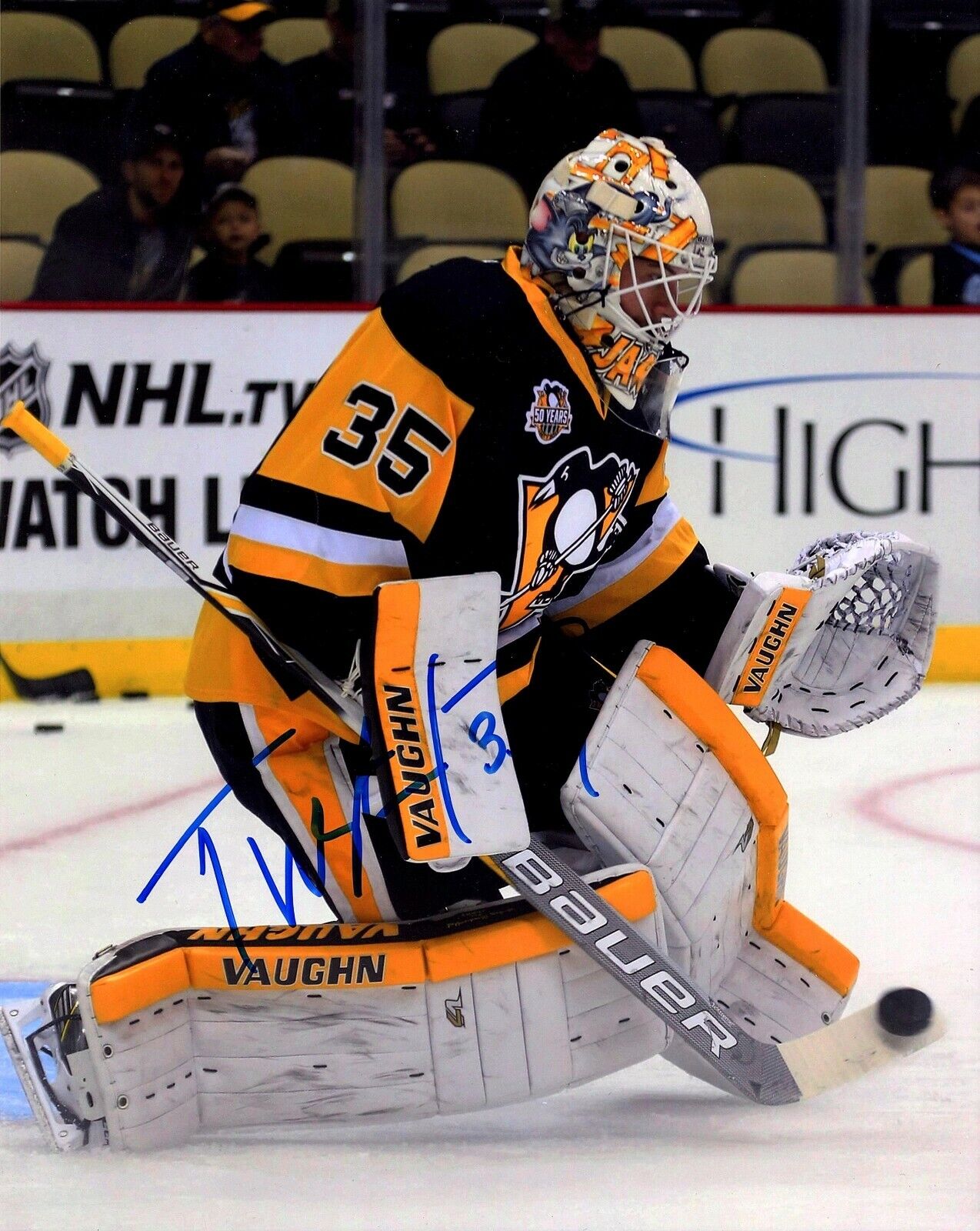 TRISTAN JARRY AUTOGRAPHED Hand SIGNED Pittsburgh PENGUINS 8x10 Photo Poster painting w/COA