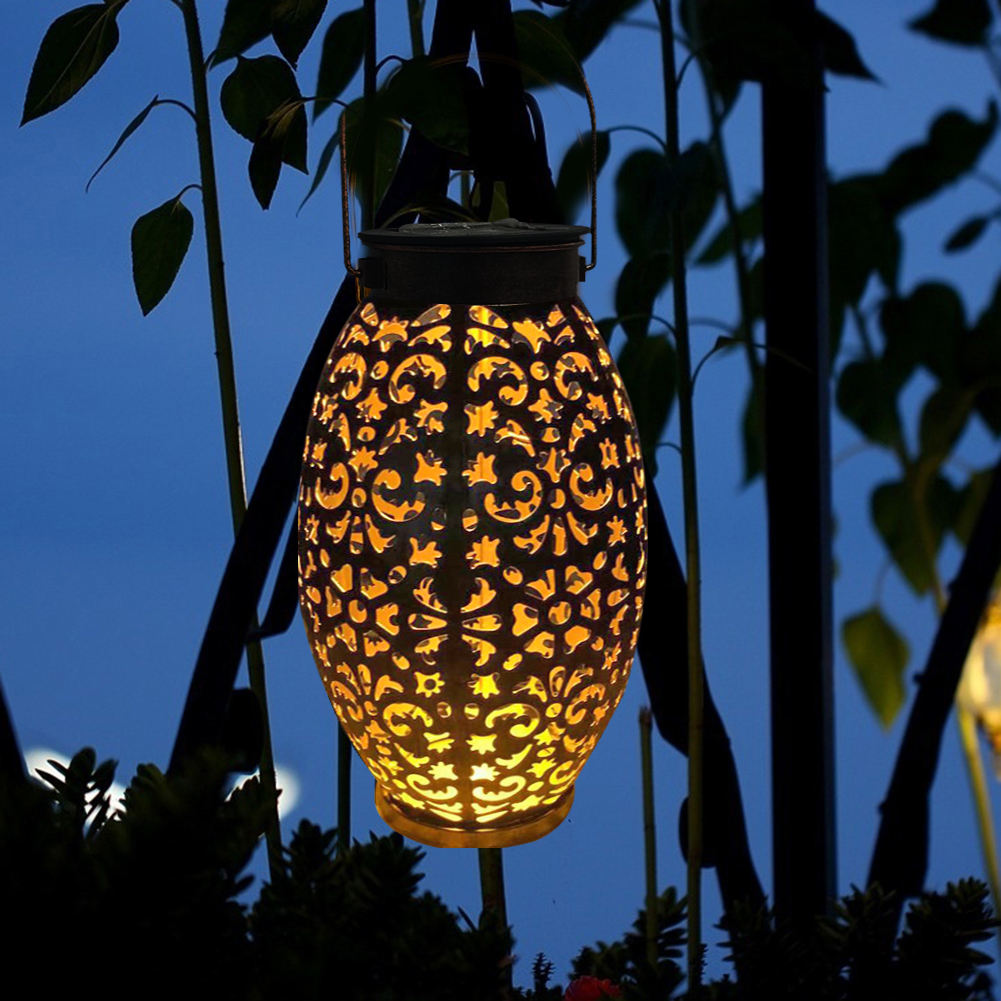 

LED Solar Metallic Hollow Lantern Projection Hanging-Landscape Ligjht, 501 Original