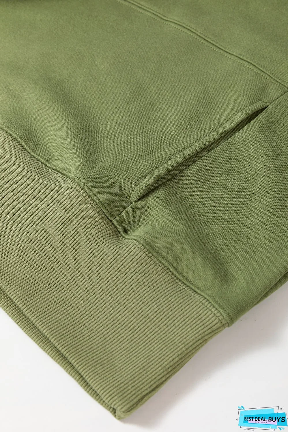 Crisscross Stitching Loose Sweatshirt