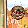 Diamond Painting Thanksgiving Turkey Hanging Pendant Window Decor