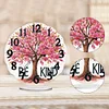 Acrylic Special Shape Tree Of Life Diamond Painting Art Clock Ornaments Kit