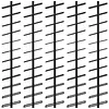 [US Local Warehouse] 5 Pack 12 Bottle Wine Rack Wall Mounted for 60 Bottles DIY Detachable Wine Holder Metal Storage Rack for Kitchen Dining Room Bar