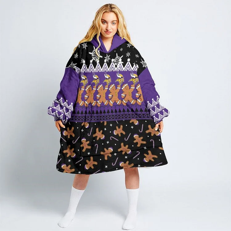 Minnesota Vikings
Christmas Limited Edition Oversize Hoodie Sweatshirt Comfy Pullover Blanket