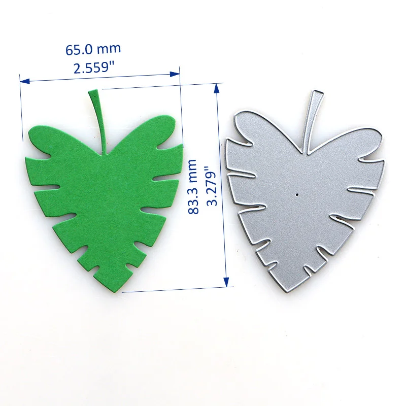 Sdrawing METAL CUTTING DIES plantain leaves stencil DIY Scrapbook Paper Album 2023 new