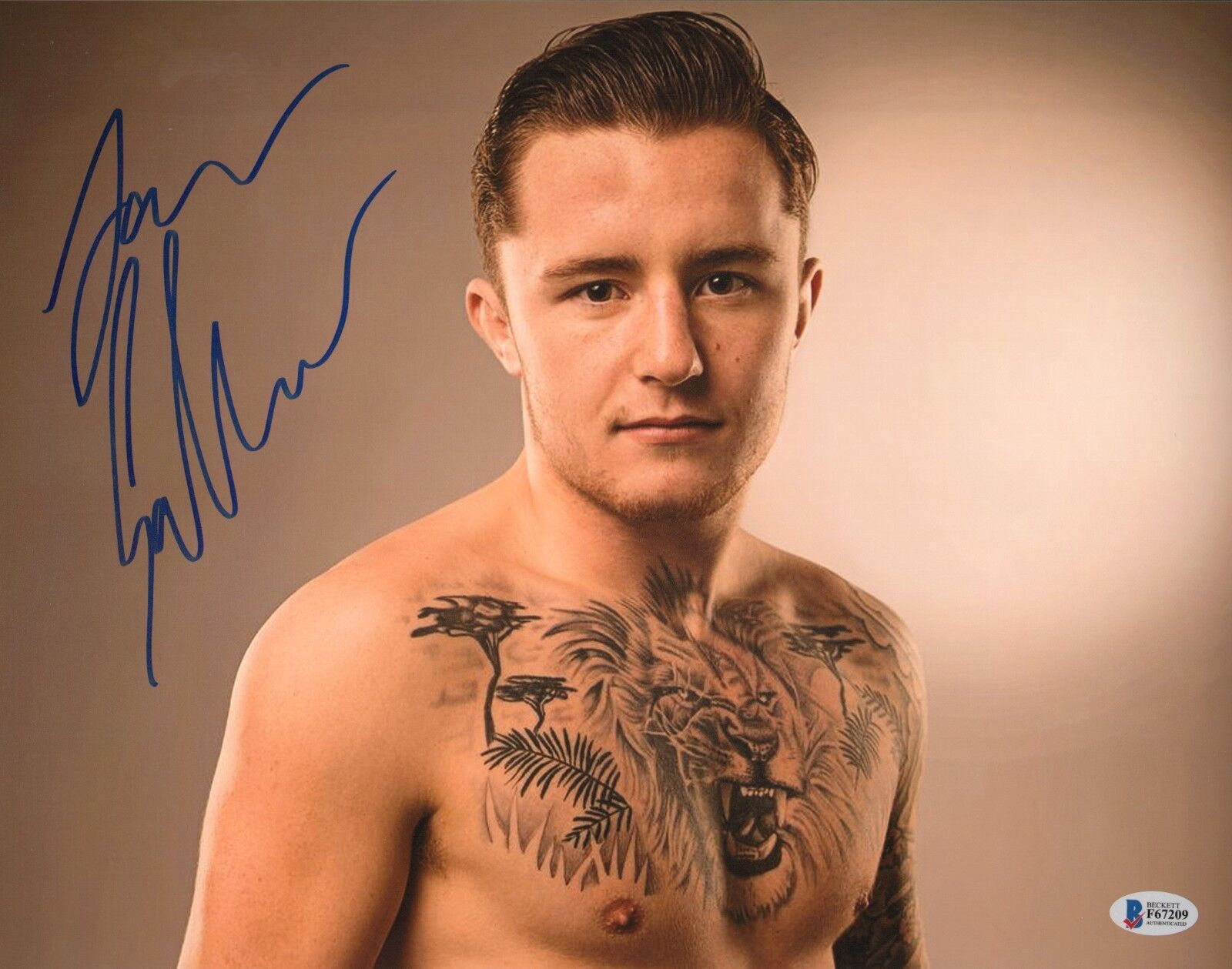 James Gallagher Signed 11x14 Photo Poster painting BAS Beckett COA Bellator MMA Picture Auto'd B