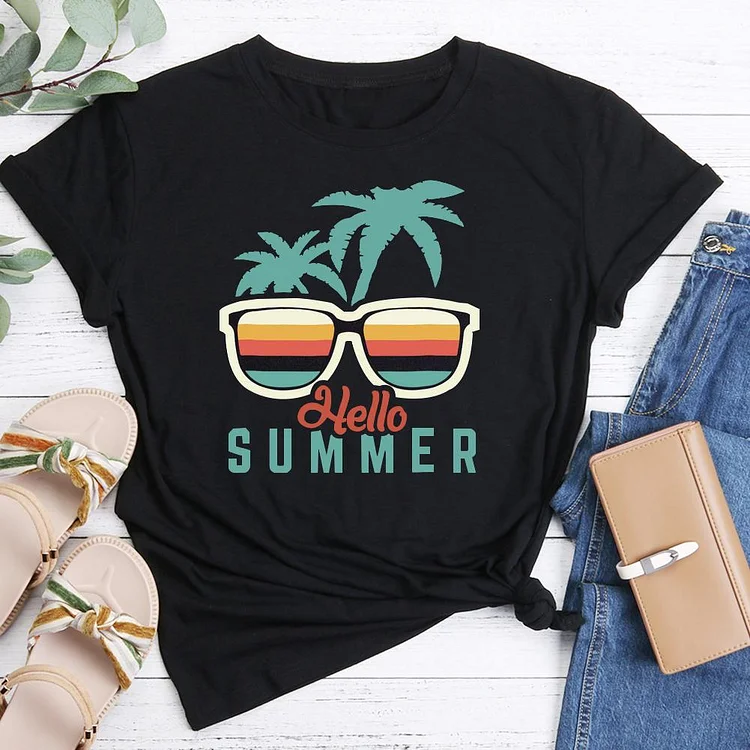 Sunglasses and Summer  T-shirt Tee -04313