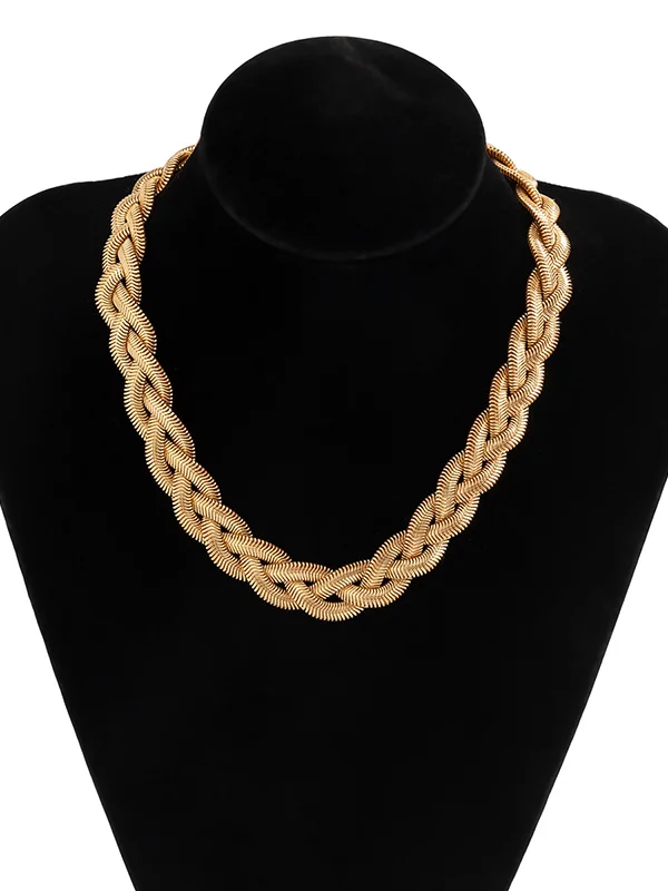 Adjustable Snake Chain Choker Necklace