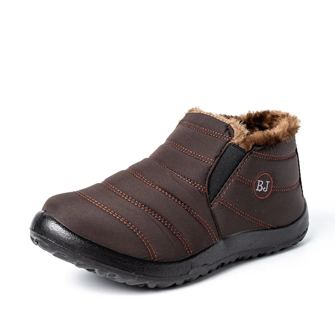 Classic Winter Men's Snow Boots Unisex Men's Motorcycle Boots Waterproof Luxury Mans Footwear Outdoor Sneakers Motorcycle Boots