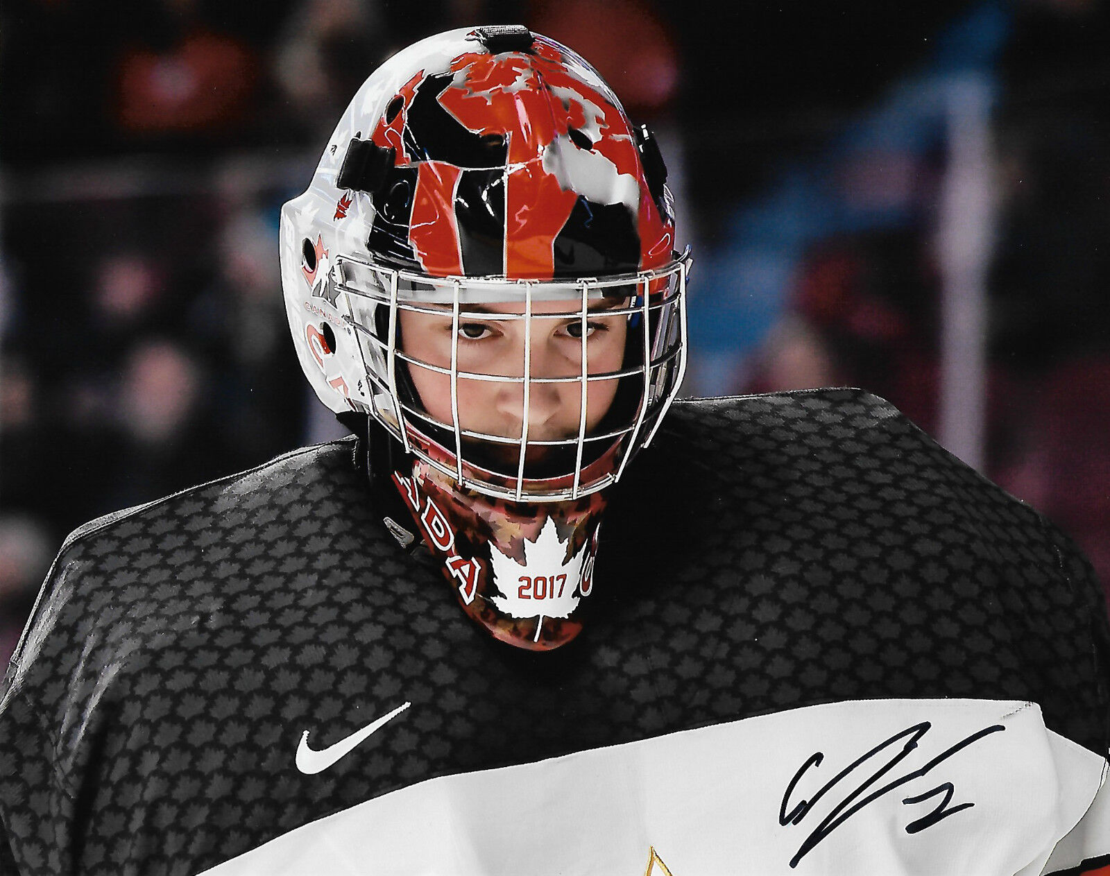 Team Canada Connor Ingram Autographed Signed 8x10 WHL Photo Poster painting COA D