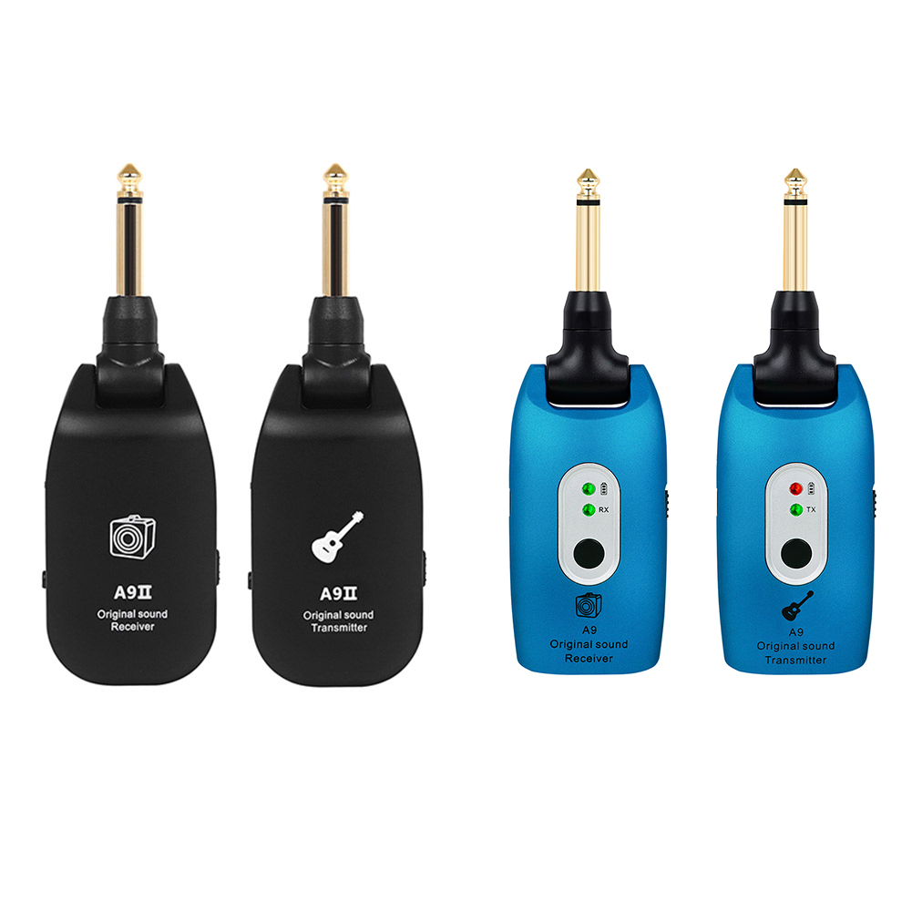 

A9 Wireless Guitar System Rechargeable Receiver Electric Guitar Pickup Part, Blue, 501 Original