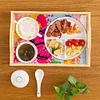 DIY Diamond Painting Wooden Tray Food Tray  with Folding Legs Living Room Decoration Donut Wooden Tray Kit (Butterfly)