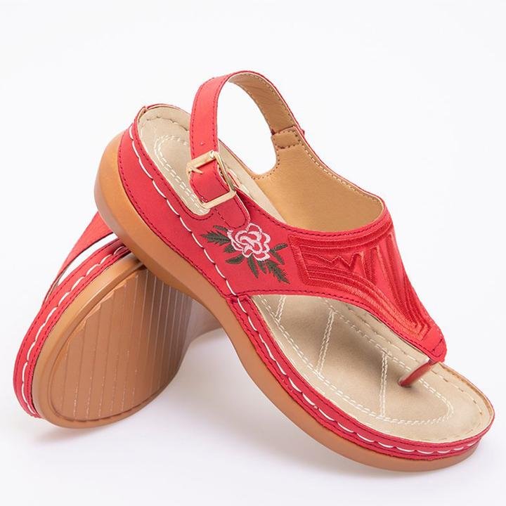 clarks collection leather soft footbed orthopedic arch support sandals