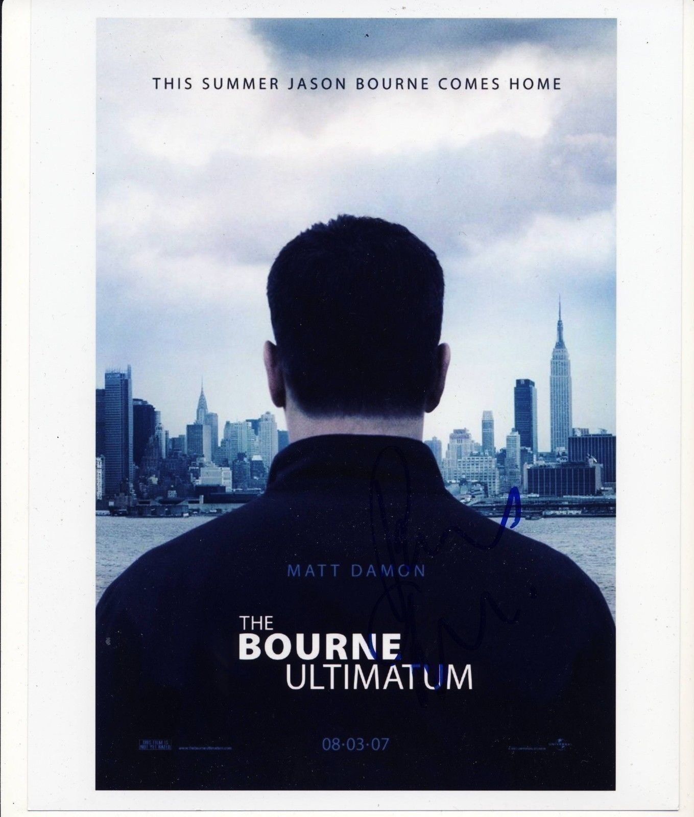 Paul Greengrass Autograph DIRECTOR BOURNE Signed 10x8 Photo Poster painting AFTAL [4356]