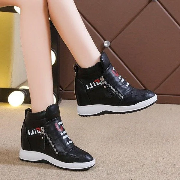 Hot Sales Women Casual Shoes 2022 New Women Sneakers Fashion Breathable PU Leather Platform White Women Shoes Soft Footwears