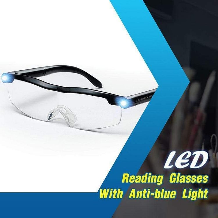LED Reading Glasses With Anti-blue Light