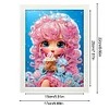 Cartoon Little Girl Diamond Art Painting Kits with Frame 