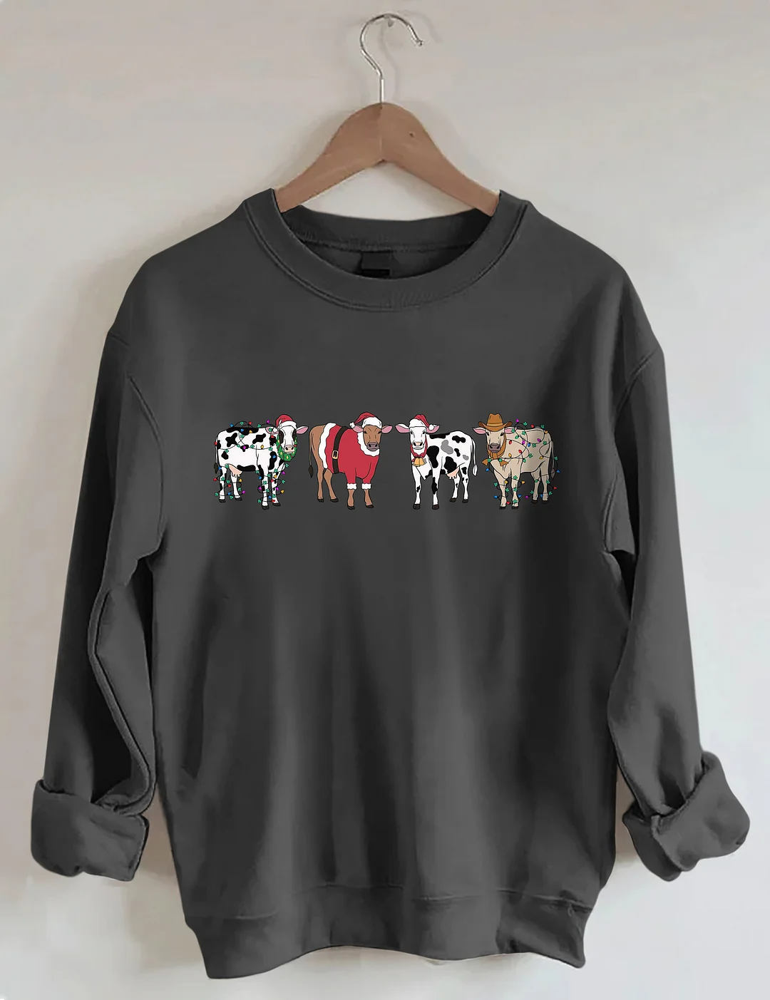Cow Lover Christmas Sweatshirt