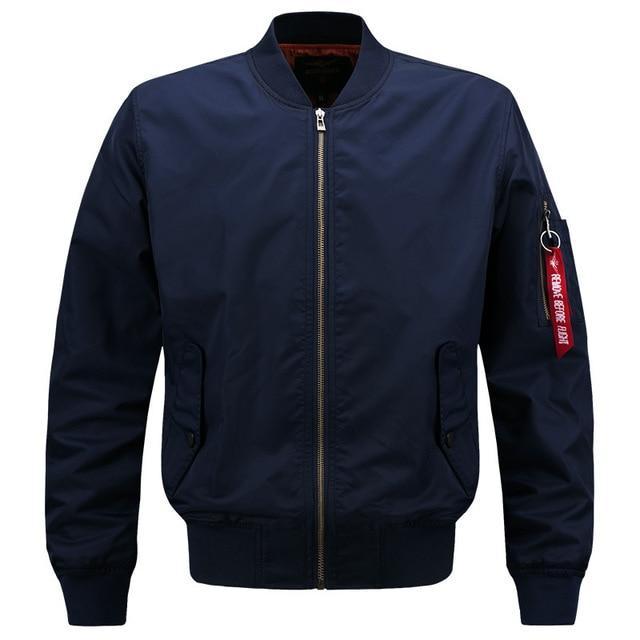 Men Big Size Brand Casual Jacket Large Size Men Pilot Bomber Jacket Hip Hop Coat