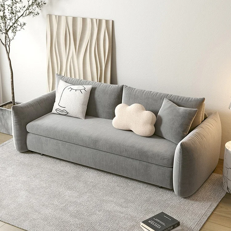 Homemys Luxury Sleeper Sofa Bed, Retractable