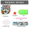 Flower Wolf Double Sided - 5D DIY Ornament